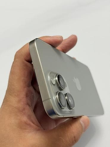 обс: IPhone 15 Pro Max, Б/у, 1 ТБ, Natural Titanium, Защитное стекло, Чехол, 94 % — 4