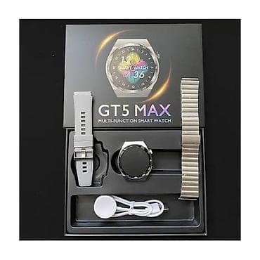 apple whatch 3: Смарт-часы GT5 Max — многофункциональные часы с круглым сенсорным — 1