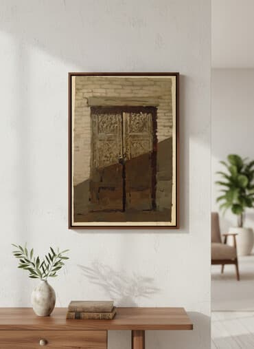 картины манас: Живопись на картоне, авторская работа художника Умар Раджабов 20х14 — 1