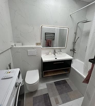 квартира сдаётся кант: 1 комната, Риэлтор, Без подселения, С мебелью полностью — 4