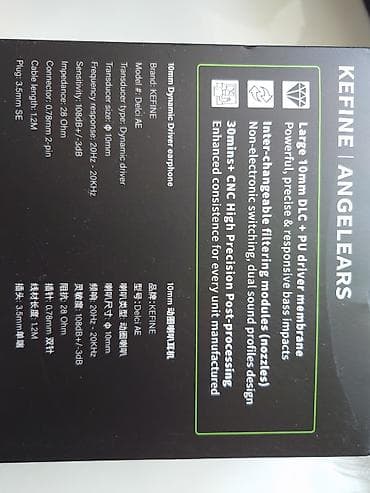 airdots s: Наушники KEFINE Delci AE - Слушал пару раз дома, состояние новых — 2