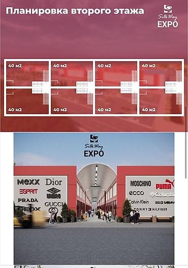 торговли: Торговое место, В торговом центре, 40 м² — 1