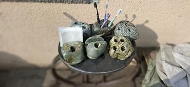 светодиодные часы на стену: Авторские изделия из натурального камня для дома и офиса. - — 1