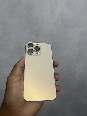 IPhone 13 Pro, Колдонулган, 128 ГБ, Matte Gold, Каптама, 74 %