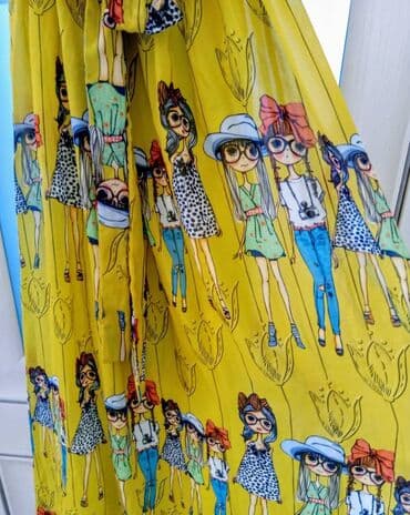 детские платья из шифона: Күнүмдүк көйнөк, Туркия, Жай, Узун модель, Шифон, Түркчө, L — 7