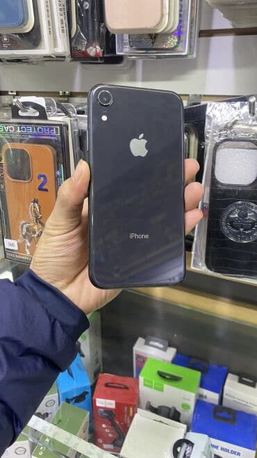 мобильные телефоны iphone: IPhone Xr, Б/у, 128 ГБ, Черный, 100 % — 1
