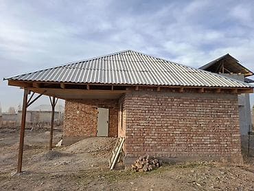 можульные дома: Продаётся новый дом из красного кирпича с четырёхскатной крышей и — 4