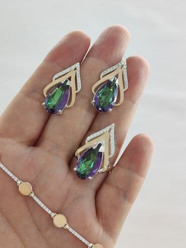 свадебные платья оптом бишкек: Комплект+ браслет Серебро + золото 925 пробы Цена за Набор 8000 сом — 3