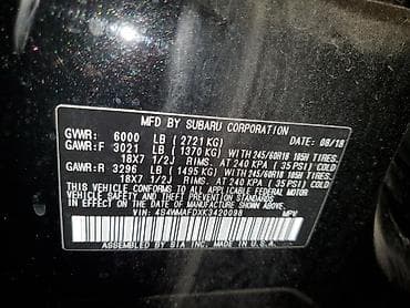 купить катер бу: Subaru Ascent: 2018 г., 2.4 л, Вариатор, Бензин, Внедорожник — 10