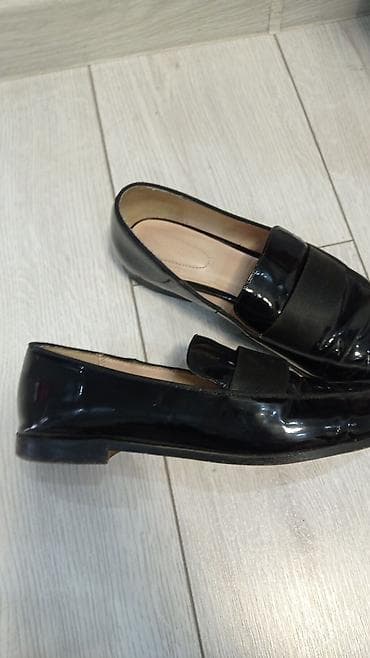 Сабо: Туфли, 40, Mango, Б/у, цвет - Черный, Самовывоз, Платная доставка — 2