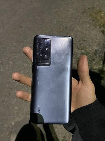 смарт часи: Redmi, Redmi 10, Б/у, 128 ГБ, цвет - Серый, 2 SIM — 2