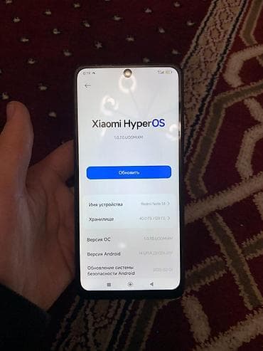 Apple iPhone: Redmi, Redmi Note 14, Б/у, 128 ГБ, цвет - Черный, 2 SIM — 4