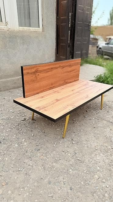 кухня фартук: Банкетка, Новый, Без полок, Самовывоз, цвет - Золотой — 2