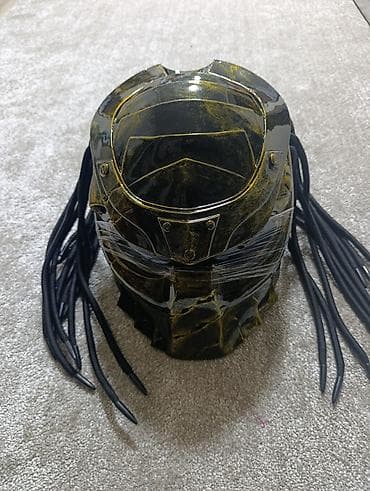 фонари для охоты: Мото шлем «Хищник» (Predator) с дредами Особенности: - Аутентичный — 2