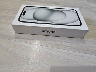 телефон с антенной: IPhone 15, Новый, 128 ГБ, Black Titanium, Коробка — 4