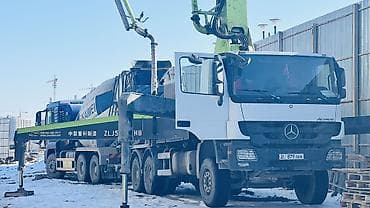 аренда бетон: Бетононасос (помпа) 38 м - Автобетононасос со стрелой 38 м — подача — 3