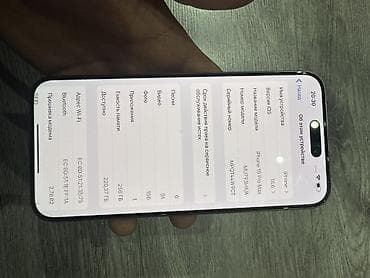 redmi 20: IPhone 15 Pro Max, Б/у, 256 ГБ, Серебристый, Зарядное устройство, Кабель, 88 % — 7