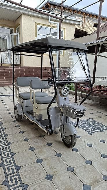 gilera runner: Электрический трёхколёсный рикша-карт для перевозки пассажиров — 6