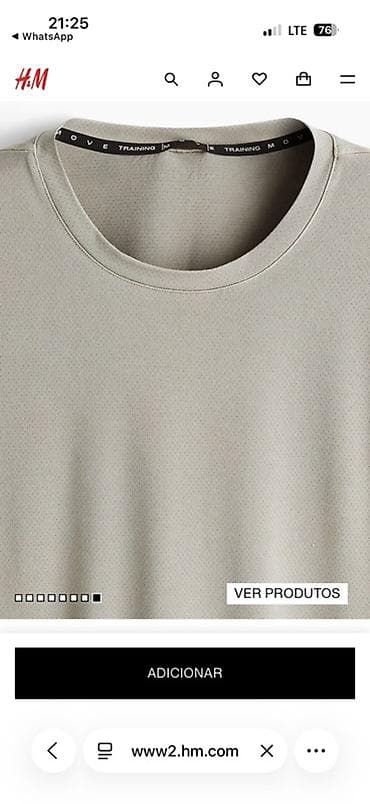 calvin klein трусы: Мужская футболка, XL, H&M, Новый, цвет - Серый, Самовывоз, Платная доставка — 2