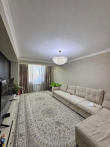 2 комнаты, 70 м², Кок-Жар ж/м Элитка, 3 этаж, Евроремонт
