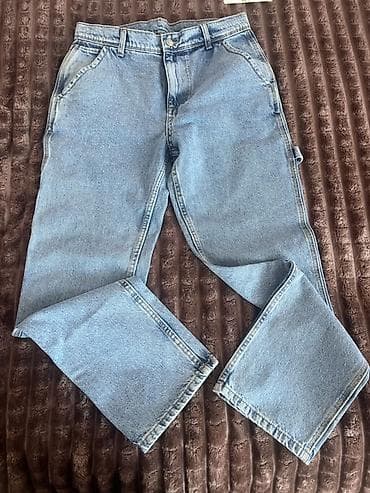 Джинсы, Прямые, Zara, Средняя талия