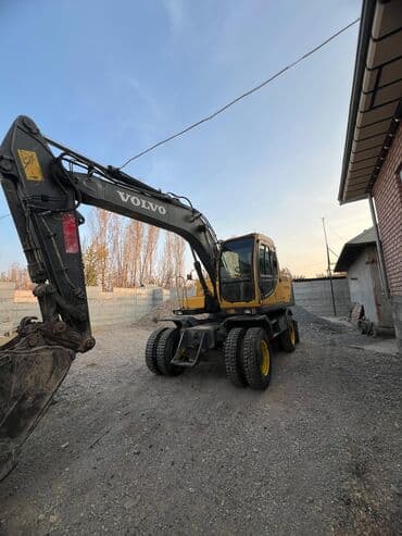 Экскаватор, Volvo, Колесный