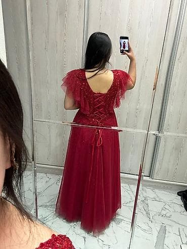 пышное: Вечернее платье, Пышное, Длинная модель, L — 3