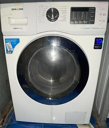 Стиральная машина Samsung, Б/у, Автомат, До 7 кг, Полноразмерная