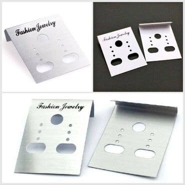 контейнеры для вещей: Бирка - держатель для ювелирных изделий 30 *40 мм, цена за 1 шт — 1