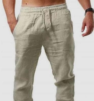 Рубашки: Мужские льняные брюки, размер: L-XL, бренд FIN (www.finwear.com). - — 3