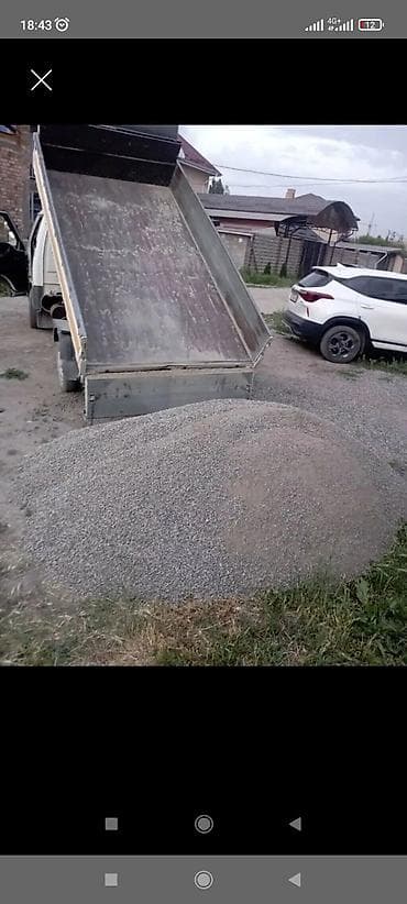 Щебень, Для бетона, В кубах