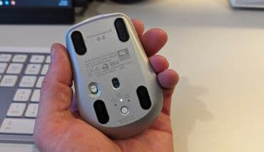 акустические системы logitech со светомузыкой: Мышь Logitech MX Anywhere 3S, черный и белый Height: 100.5 mm Width — 9