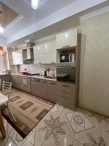 кара балта квартира сдаётся: 2 комнаты, Агентство недвижимости, Без подселения, С мебелью полностью — 10