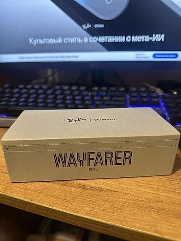 Солнцезащитные очки очки, Ray-Ban, Унисекс, Вайфареры, Линзы поляризованные, Новый — 7