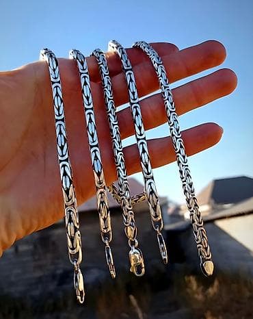 Личные вещи: Цепочка, Проба 925, Унисекс, Новый — 7