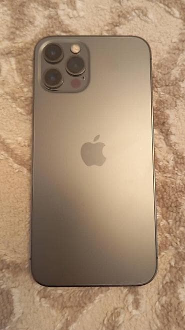 Техника и электроника: IPhone 12 Pro Max, Б/у, 128 ГБ, Графит, 80 % — 1