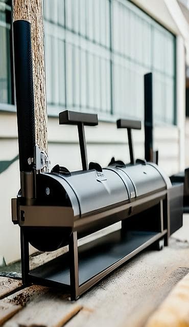 салкын бешик: Промышленный смокер местное производство! - Тип: офсетный смокер с — 1