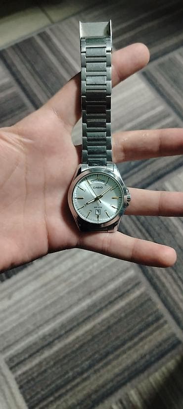 Классикалык сааттар саат, Casio, Кытай, Суу өткөрбөөчү, Эркектердики — 3