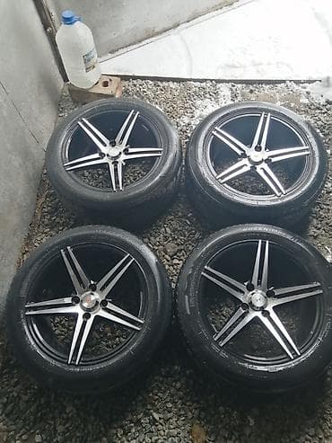 Дөңгөлөктөр монтажда 195 / 55 / R 15, Комплект, Жеңил унаалар, Куйма, тешиктери - 4