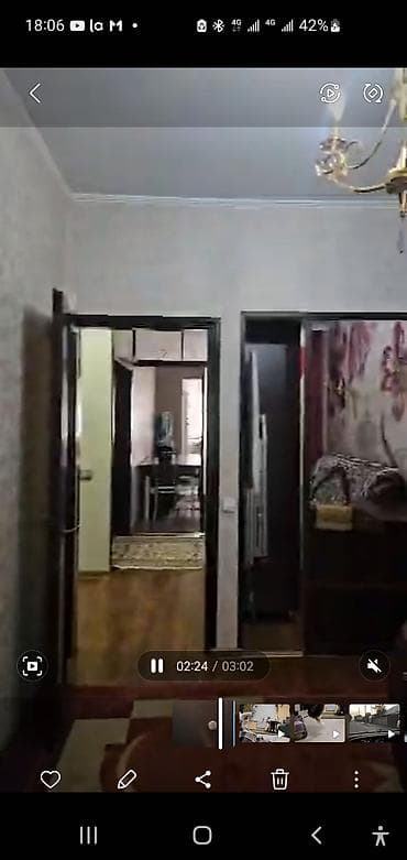 flat in osh: 2 комнаты, Собственник, Без подселения, С мебелью частично — 1