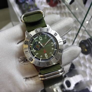 Киреге берилүүчү кийимдер: Командирские часы Завод "Восток" Функции : бездель вращается — 2