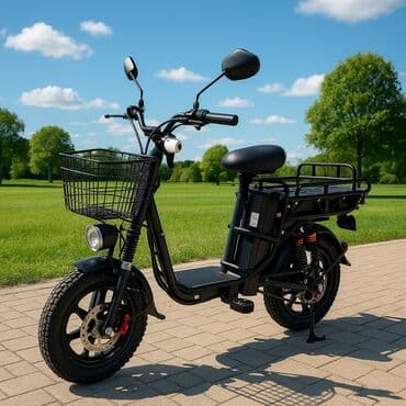 купить велосипед с большими шинами: Электровелосипед, Новый — 1