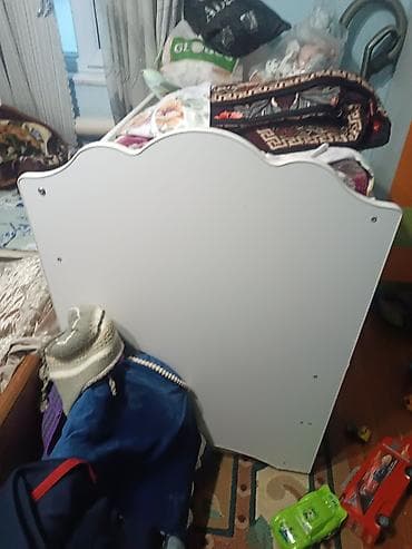 детский кровать машина: Детская кроватка с высокими бортиками - Материал: ЛДСП/МДФ (белый — 2