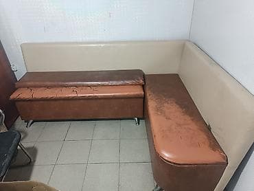 Кухонный мягкий уголок, Другой материал, цвет - Бежевый