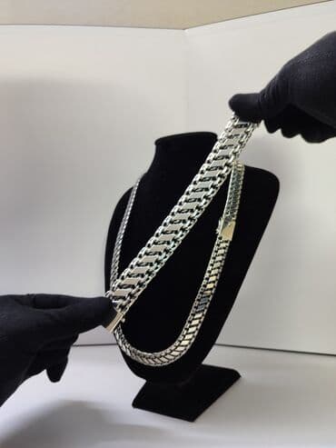 эксклюзивные свадебные пригласительные: Комплект "Двойной Бисмарк" с Ромбовидными вставками Серебро 925 проба — 7