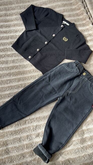 детские зимние шапки на завязках: Комплект, Новый — 19