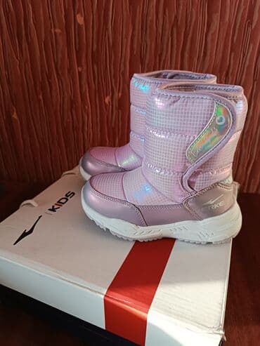 обувь зимний: Детские зимние дутики ERKE - Цвет: перламутрово‑розовый с лёгким — 1