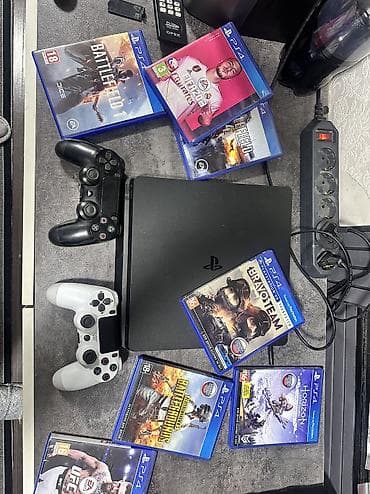Срочно Sony PlayStation 4 Slim 2 джойстика 7 дисков Район ТЭЦ
