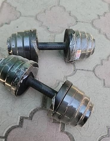 Гантели 15+15=30кг разборный, производства Узбекистан