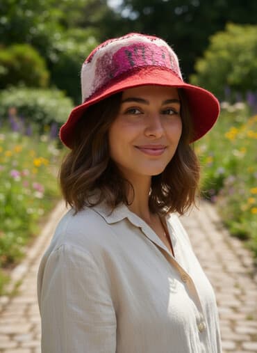 Подарки и сувениры из Кыргызстана: Шляпа, Панама, Зима, Войлок